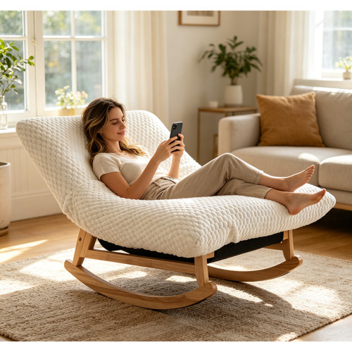 Bean bag rocking chair solid - bag,