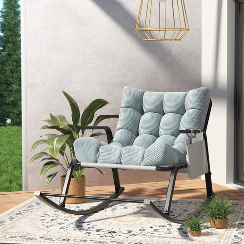 Armrest rocker chair with side - armrest,