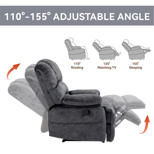 Large grand manual recliner - manual,